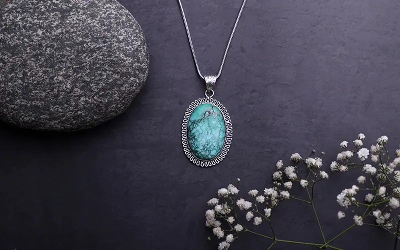 Firoza Stone Pendant | Abundance